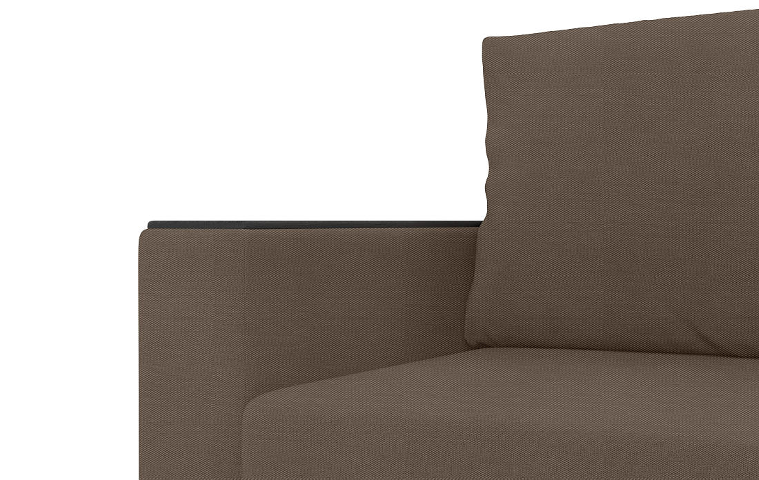 Гермес / Диван - кровать 3-х мест велюр коричневый